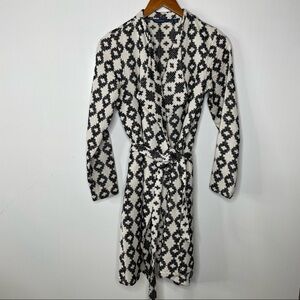 Isaac Mizrahi Live! Black & White Coat Xsmall